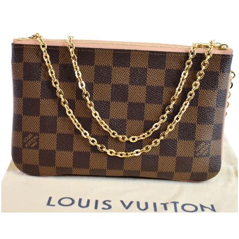 louis vuitton double zipper pochette|louis vuitton double crossbody bag.